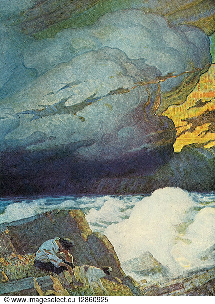 ROBINSON CRUSOE ROBINSON CRUSOE 1920 Illustration By N C Wyeth 1920