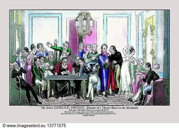 'Actor´s Climax: Proteus als Manager eines königlichen Theaters in der Metropole 1825'.