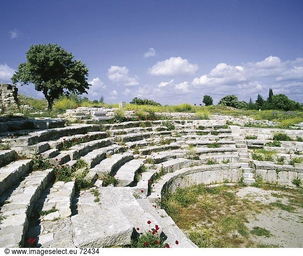 10291762  Amphitheater  Ausgrabungen  Kultur  Ruinen  Troy  Türkei