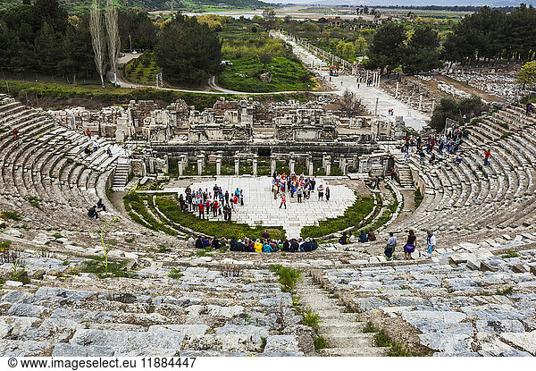 'Ancient amphitheatre; Ephesus  Turkey'