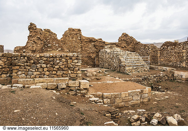 'Archaeological excavations  Takht-e Soleyman; West Azarbaijan  Iran'