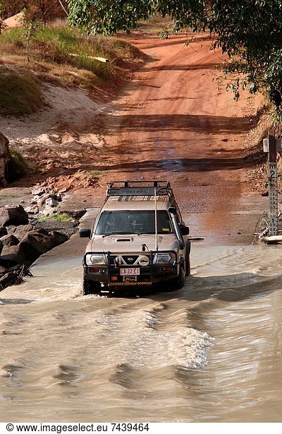 überqueren , Verkehr , Fluss , Allradantrieb , Australien , Northern Territory