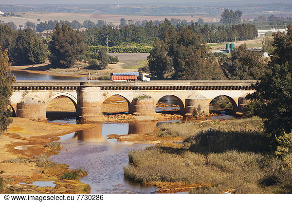 überqueren  Brücke  Provinz Huelva  Andalusien  römisch  Spanien