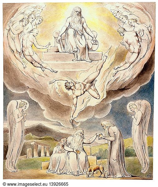'Blake's ''Satan Going Forth From the Presence of the Lord'''
