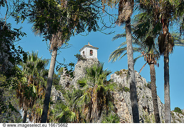 'Castell de Guadalest'  historical monument of Alicante  Spain