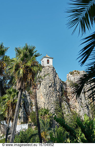 'Castell de Guadalest'  historical monument of Alicante  Spain