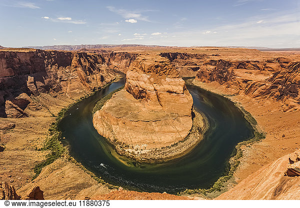 'Colorado River  Horseshoe Bend; Arizona  United States of America'