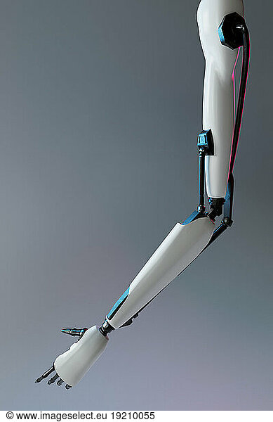 3D render of robotic arm