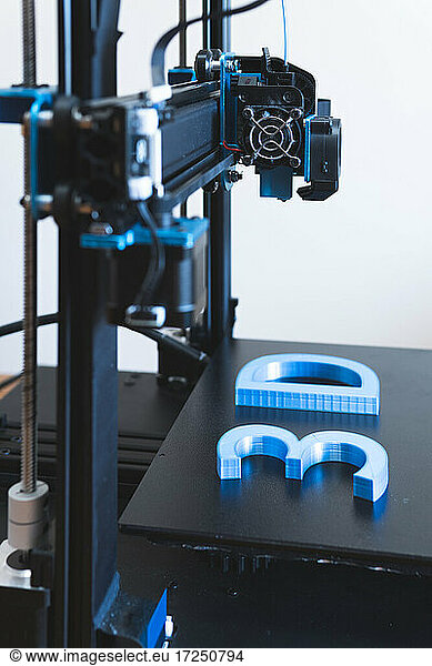 3D text on automatic printer