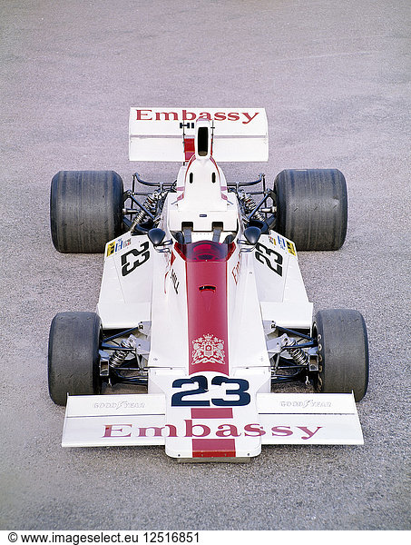 1975 Embassy Hill GH2 Formel-1-Rennwagen. Künstler: Unbekannt