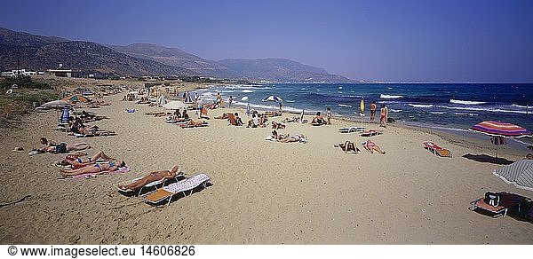ÃœF Geografie  Griechenland  Kreta  Malia  StrÃ¤nde  Strand