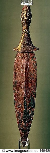 ÃœF  Kunst  Epochen  Antike  Lorestan  Skulptur  Lorbeerdolch  Bronze  3. Jahrtausend v. Chr.  ArchÃ¤ologische Staatssammlung  MÃ¼nchen