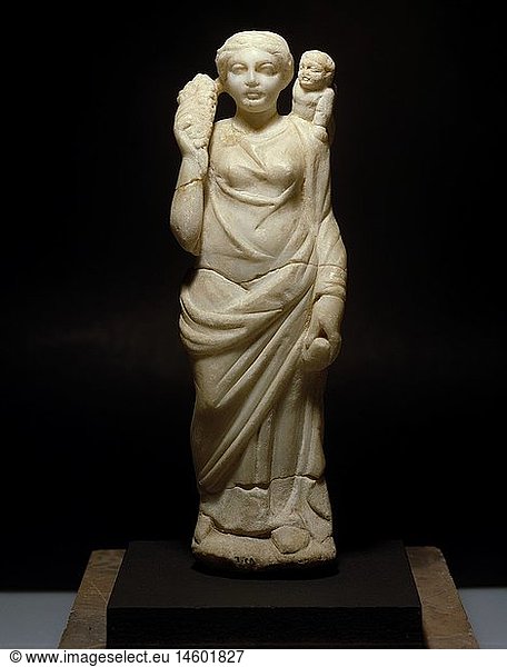 ÃœF  Kunst  Epochen  Antike  RÃ¶misches Reich  Skulptur  Aphrodite und Eros  Marmor  Syrien  2. Jahrhundert  Nationalmuseum Damaskus