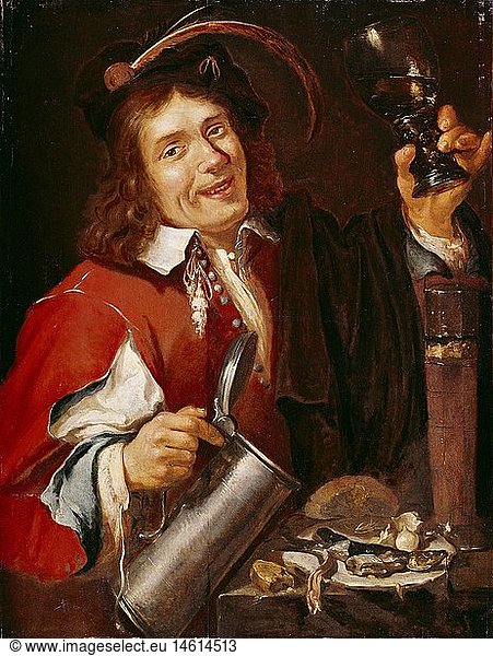 ÃœF  Kunst  Noort  Pieter van (1602 - 1672)  GemÃ¤lde  'Der Geschmack'  Serie 'Die fÃ¼nf Sinne'  WestfÃ¤lisches Landesmuseum fÃ¼r Kunst und Kulturgeschichte  MÃ¼nster