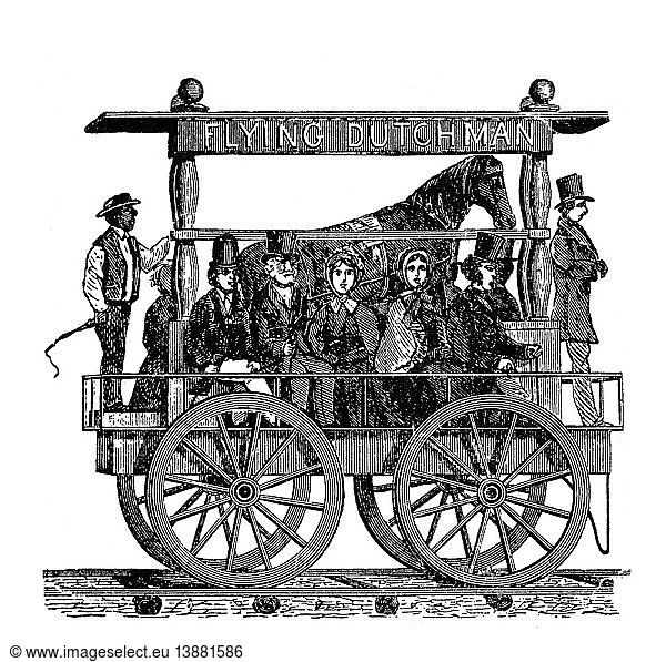 '''Flying Dutchman'' Passenger Train  19th Century'