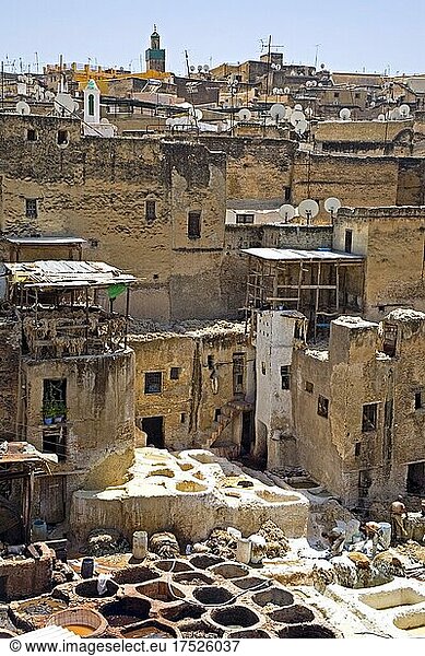 161Gerberviertel Chuwwara von Fes el-Bali Fes Marokko Afrika