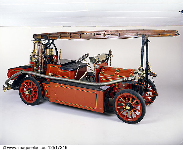 1907 Gordon Brillié Feuerwehrauto. Künstler: Unbekannt
