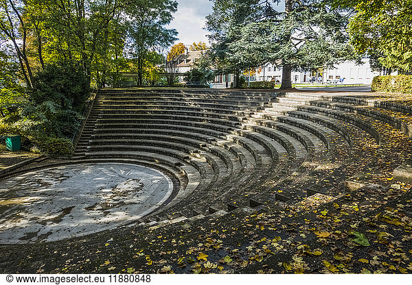 'Greek amphitheater at the International School of Geneva; Geneva  Switzerland'