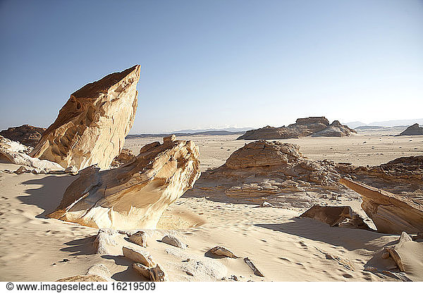 Ägypten  Blick auf die Wüste