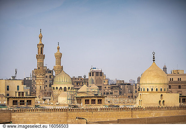 Ägypten  Gouvernement Kairo  Kairo  Minarette der Al-Azhar-Moschee