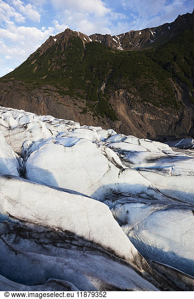 'Ice and snow along the coastline of Kachemak Bay State Park; Alaska  United States of America'