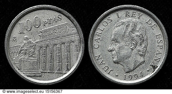 100 Pesetas coin  Spain  1994