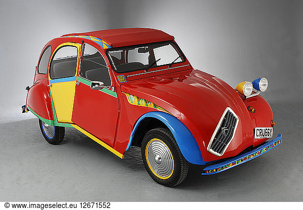 1983 Picassos Citroen Custom  basierend auf dem Citroen 2CV. Künstler: Unbekannt.