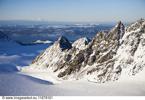 'Redoubt Volcano  Lake Clark National Park And Preserve; Alaska  United States of America'