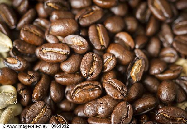'Roasted Ethiopian coffee beans; Takoma Park  Maryland  United States of America'