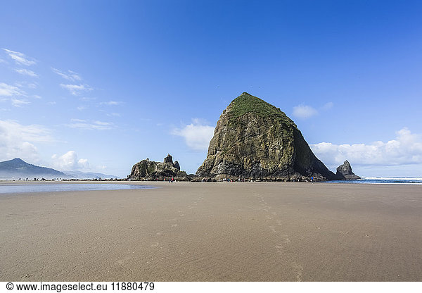 'Rock formations on Bandon Beach; Bandon  Oregon  United States of America'