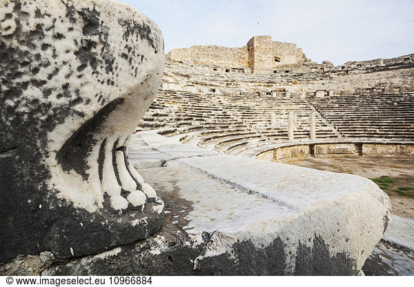 'Ruins of an amphitheatre; Miletus  Turkey'