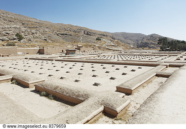 100-Säulen-Palast altpersische Stadt Persepolis UNESCO-Weltkulturerbe Provinz Fars Iran
