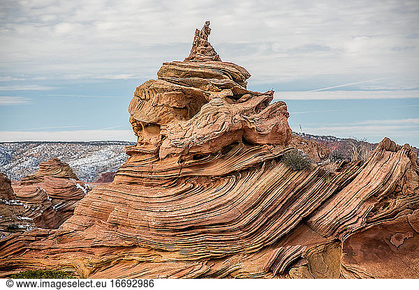 'Sorting Hat' alias 'Witches Hat' Formation bei South Coyote Buttes