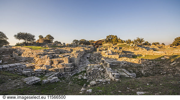 'South Gate  archaeological site of Troy; Canakkale  Turkey'