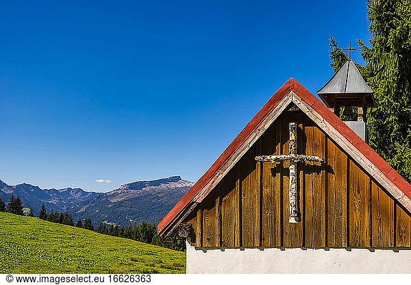 Österreich  Vorarlberg  Kapelle Heiliger Wendelin im Kleinwalsertal