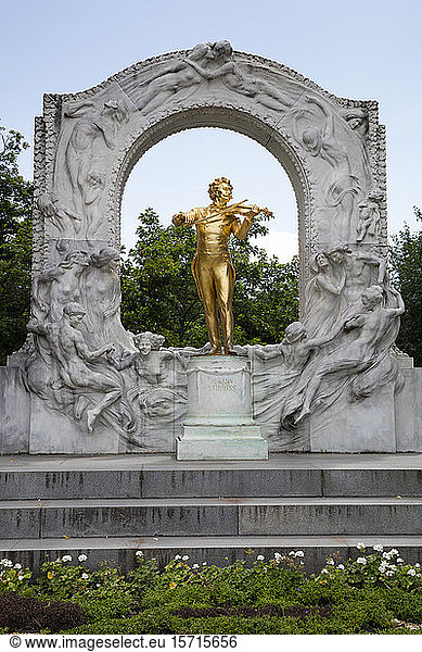 Österreich  Wien  Johann-Strauss-Denkmal im Stadtpark