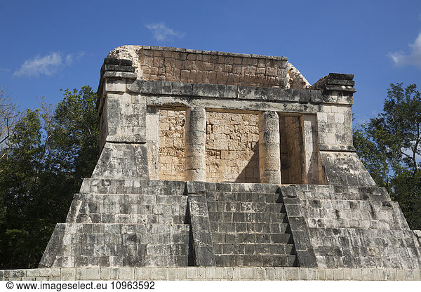 'Temple of the Bearded Man  Chichen Itza; Yucatan  Mexico'