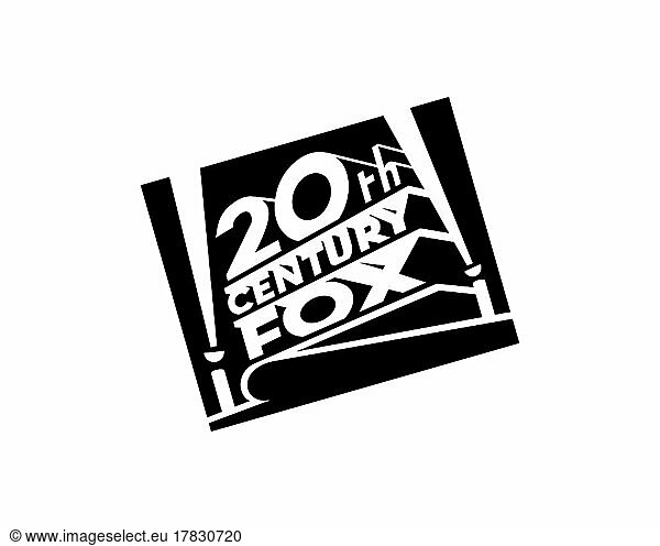 20th Century Fox  gedrehtes Logo  Weißer Hintergrund