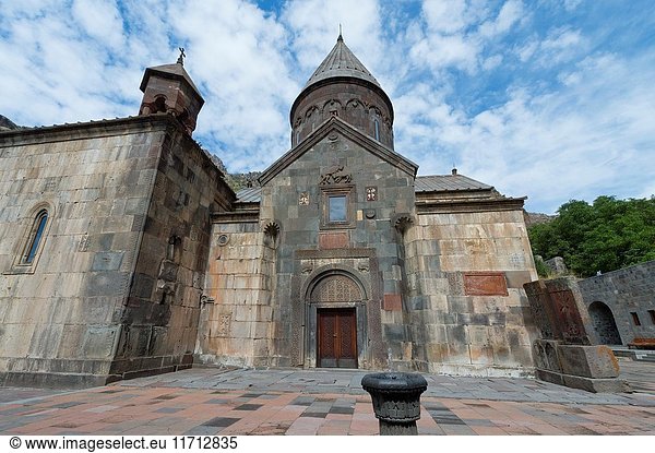 4th century Geghard Monastery  Kotayk Province  Yerevan  Armenia  Caucasus  Asia  Unesco World Heritage Site.