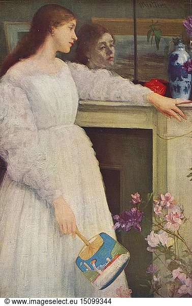 'The Little White Girl'  1864  (1935). Creator: James Abbott McNeill Whistler.