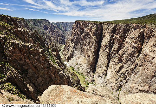 'The Painted Wall  Black Canyon of the Gunnison National Park; Colorado  United States of America'