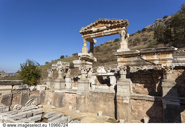 'Trajan's fountain; Ephesus  Turkey'