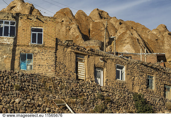'Troglodyte houses; Kandovan  East Azarbaijan  Iran'