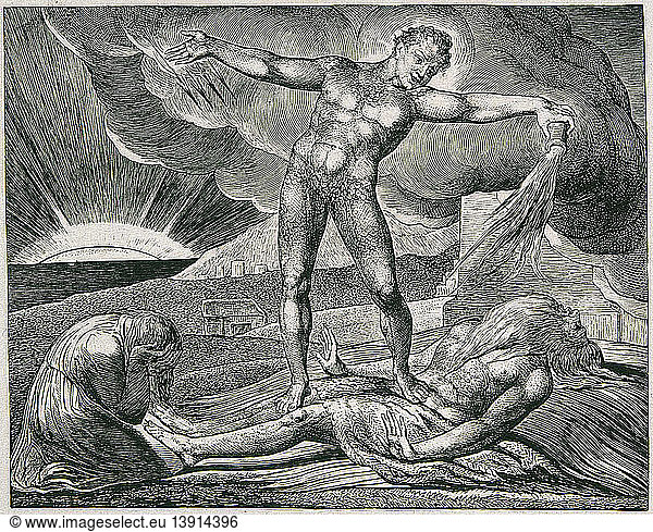'William Blake's ''Satan Smiting Job with Boils'''