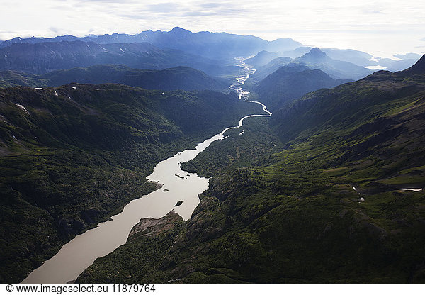 'Wosnesenski Lake in the Kenai Mountains  Kachemak Bay State Park; Alaska  United States of America'
