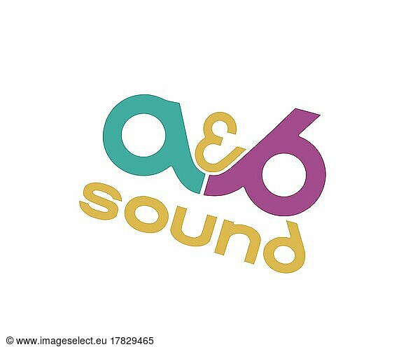 A&B Sound  gedrehtes Logo  Weißer Hintergrund B