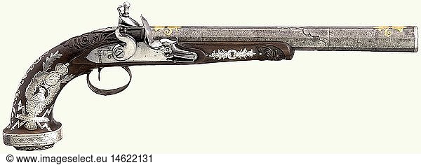 Georgian Style flintlock gun whistle Pendant 925 sterling silver London filigree