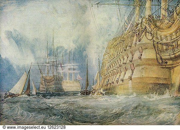 A First Rate Taking in Stores  1818. Artist: JMW Turner.