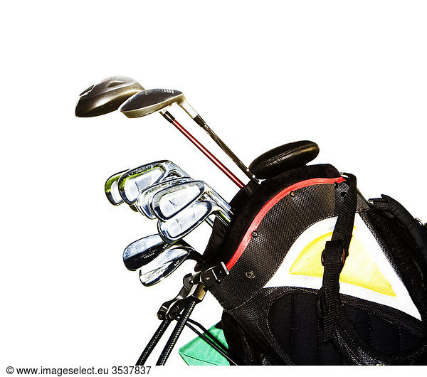 A golf bag full of golf clubs  Sweden
