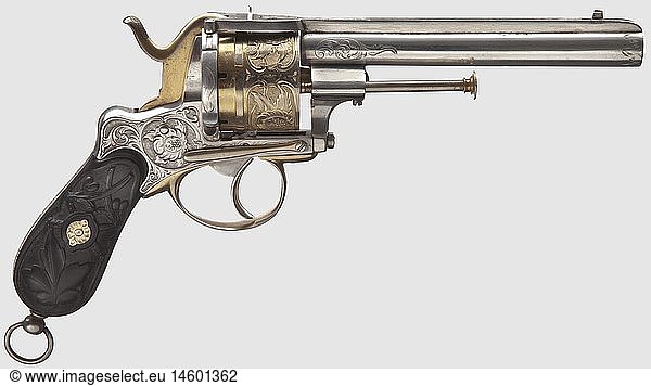 12 shot lefaucheux revolver double action